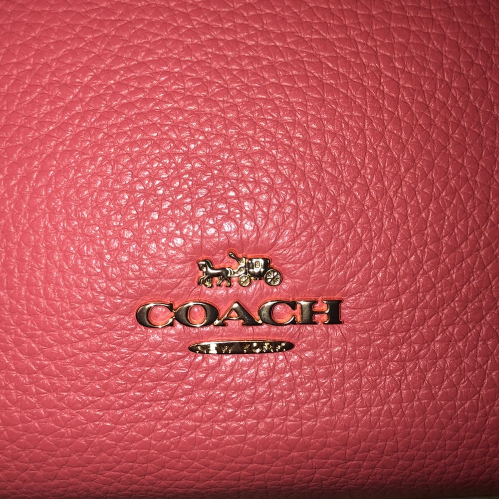 Coach Mia coral crossbody bag